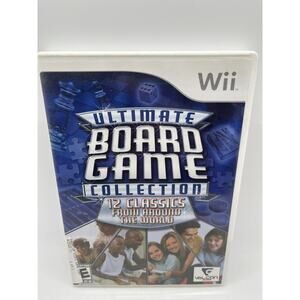Ultimate Board Game Collection (Nintendo Wii, 2007) CIB! W/ Manual! MINT! Works!